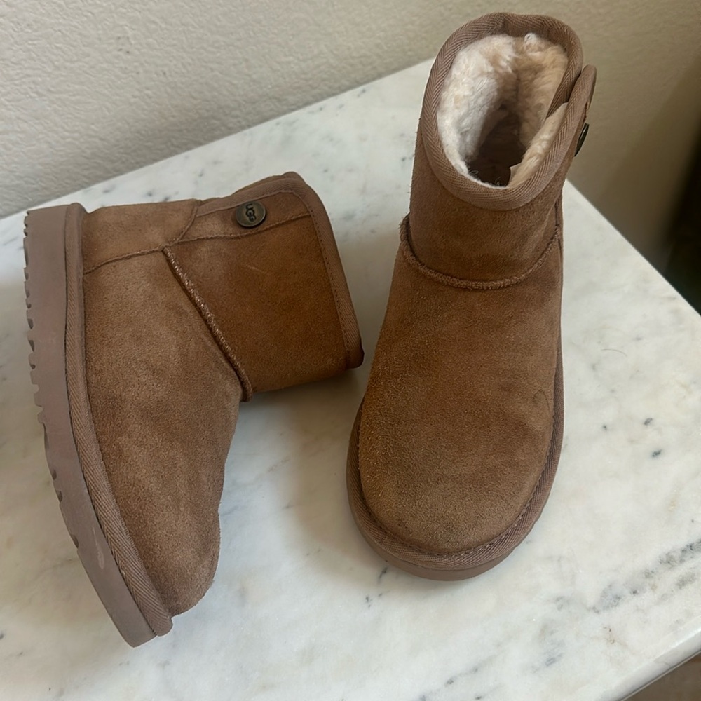 UGG Toddler Jona Winter Ankle Booties (size 13)